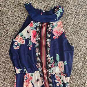 Floral Maxi Dress with slit